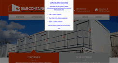 Desktop Screenshot of isar-container.de