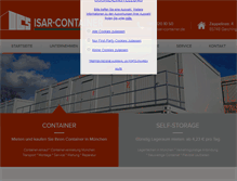 Tablet Screenshot of isar-container.de